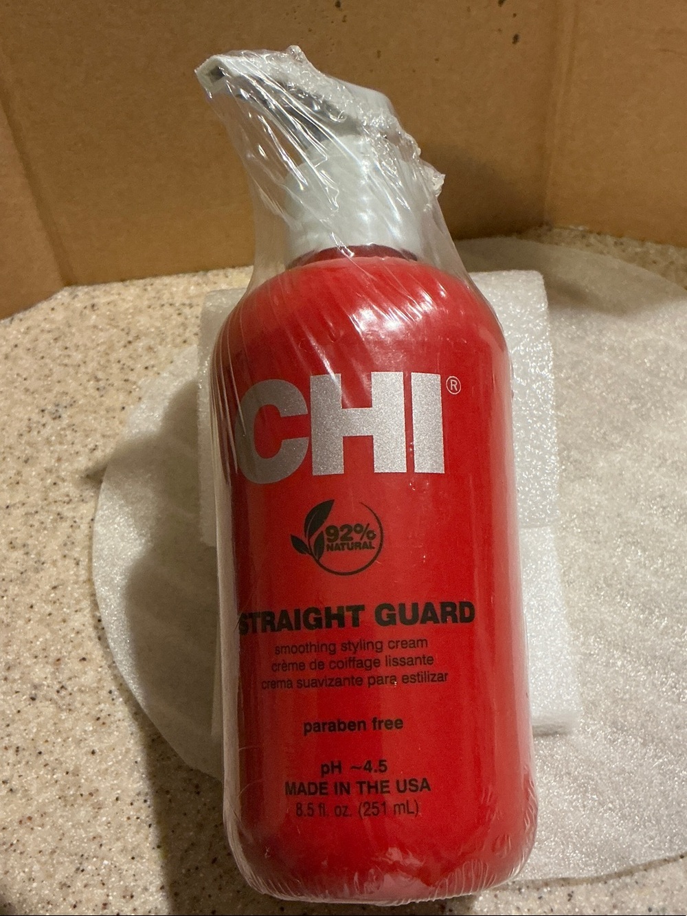 CHI Straight Guard Smoothing Styling Cream 8.5 oz Made in USA NEW Sealed